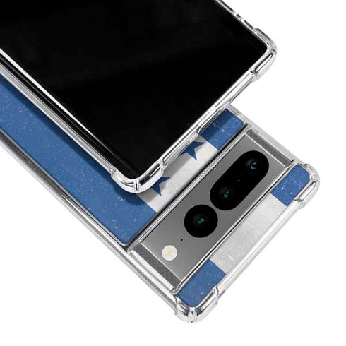 Honduras Flag Distressed Google Pixel 7 Pro Clear Case